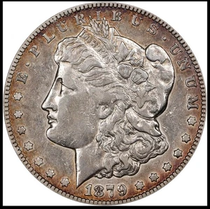 1879-CC Morgan ICG XF45! Key Date Morgan, True Grade Carson City Silver Dollar - Picture 1 of 4
