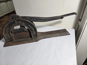 Vintage antiker hervorragender Zigarren Tabak Schneider aus Gusseisen - Bild 1 von 10