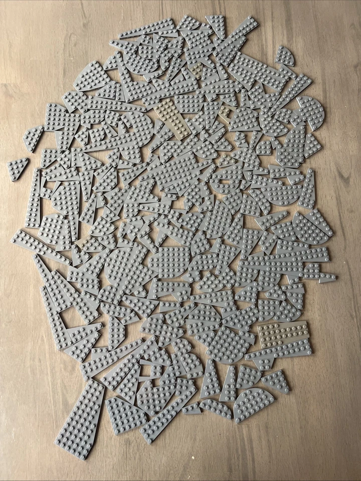 LEGO Dark Gray Wedge Wing 275pc Star Wars X-Wing TIE Fighter Spacecraft MOC Lot - Image 1 of 4