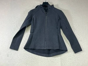 Lululemon Cross Chill Jacket Zip Up Grey Jacket Hooded Women's Size 8 - Picture 1 of 15