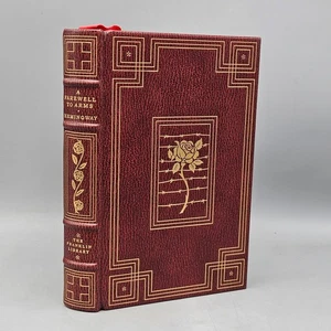 Leatherbound Book - Ernest Hemingway "A Farewell to Arms" Franklin Library - Picture 1 of 5