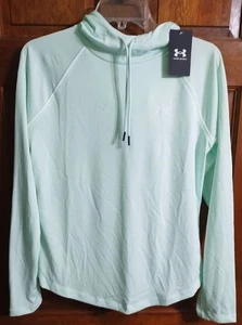 UNDER ARMOUR lockerer leichter Kapuzenpullover Damen mintgrün, Gr. M, Neu mit Etikett - Bild 1 von 3