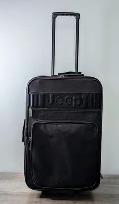 Jeep Travel Equipment All Terrain Carry On Luggage Vintage 90s Roller Suitcase - Image 1 of 4