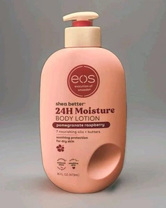 New! Eos Shea Better Body Lotion- Pomegranate Raspberry 16 Fl Oz - Picture 1 of 10