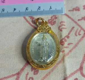 Thai buddha amulet phra tep tunjai powerful somdej pendant . - Picture 1 of 4