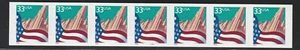US Scott 3281 33c Flag Over City PNC strip of 7, plate # 2222A - Picture 1 of 1