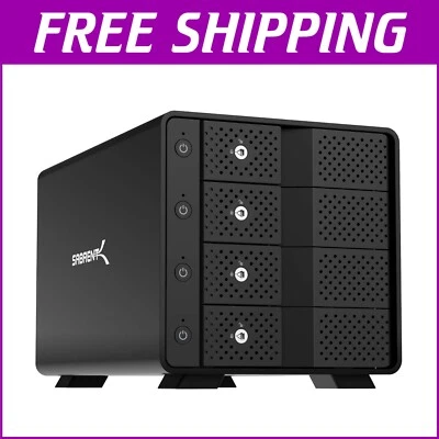 Compact 10Gbps USB-C 4-Bay Dock with Built-in Fan – Ideal for Data Transfers - Image 1 of 4