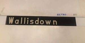 Wallisdown - Dorset Vintage Bus Ziel blind Februar 1978 30"" Geschenk - Bild 1 von 9