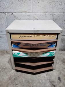 Eisenwaren Teile Aufbewahrungsschrank 5 Schubladen Stahl Organizer #3 - Bild 1 von 4