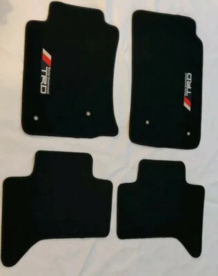 Alfombrillas alfombrillas delanteras traseras con emblema Fit 05-10 Toyota Tacoma negras Foto 1 de 4