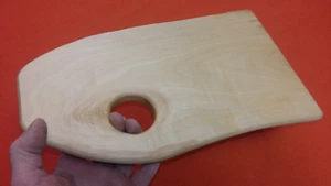 Food Serving tray | Handmade from Pear tree wood | Live-edge - Picture 1 of 17