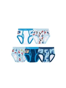 Sonic The Hedgehog Boys Briefs 100% Combed Cotton Tag-less 5 pack Size 4 - Picture 1 of 6