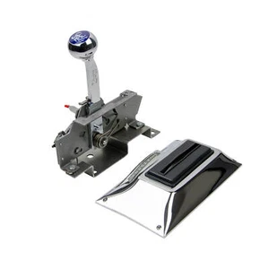 B&M Universal Automatic Ratchet Shifter Quicksilver For 1968-1969 Chevy Camaro - Picture 1 of 3