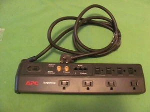 APC P8VT3 Surge-Arrest with 8-Outlet, Telephone Splitter & Coaxial. - Picture 1 of 4