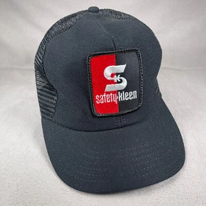 Safety Kleen Mütze Herren Einheitsgröße schwarz Snapback Trucker Cap Vintage Patch hergestellt in den USA - Bild 1 von 11