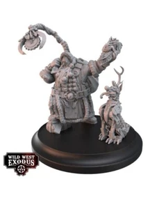 Wild West Exodus - Kyle the Red & White [with Max] - Xmas Game Miniature - Picture 1 of 2