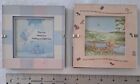 Lot/2 Classic Winnie the Pooh Bear Picture Photograph Frames Square