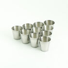 10Pcs 30Ml Portable Stainless Steel Wine Drinking Shot Glasses Barware Cup-Lk