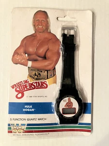 1986 WWF Pro Sport Hulk Hogan Wrestling Superstars Quartz Watch WWE Vintage - Picture 1 of 3