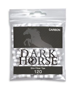 Dark Horse Slim Filter Tips Aktivkohle "Carbon" 10Beutel je 120Filter - Bild 1 von 1