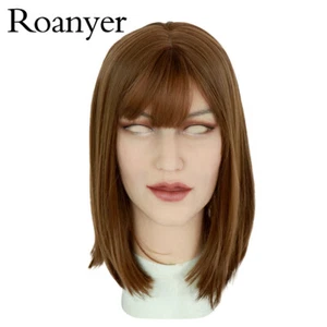 Roanyer Realistic Silicone Female Head Mask Cosplay Crossdress Transgender DQ - Imagen 1 de 12