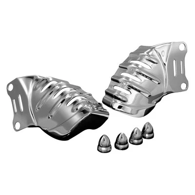 For Harley-Davidson Road King 08-21 Front Chrome Brake Brembo Caliper Covers - Image 1 of 4