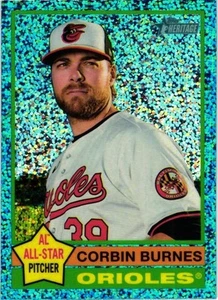 2025 Topps Heritage Dark Blue Sparkles - Corbin Burnes (#140)  Orioles - Picture 1 of 2