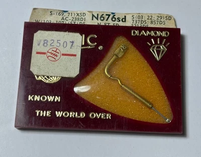 ASTATIC PHONOGRAPH NEEDLE N676-SD, PS-1, AC-238DS, N-8T-SD - Image 1 of 2