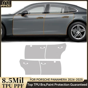 For Porsche Panamera 2024-UP Doors Precut Paint Protection Film Clear PPF TPU - Picture 1 of 20