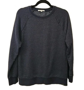 Threads 4 Thought Crewneck Sweatshirt Men's Medium Navy Organic Cotton Recycled - Picture 1 of 9