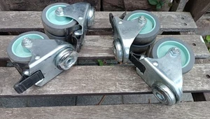 Constands Doppel Rolle Gebremst 4 X Für Smart Mover Oder Rangierhilfe - Bild 1 von 4