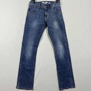 Wrangler Retro Jeans Herren 30x36 Blau Slim Boot Distressed Faded Denim Western - Bild 1 von 10
