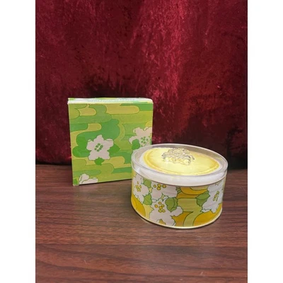 Maquillaje Vintage - Terciopelo Limón Belleza Polvo Puff - Avon - Nueva Caja Abierta Foto 1 de 4