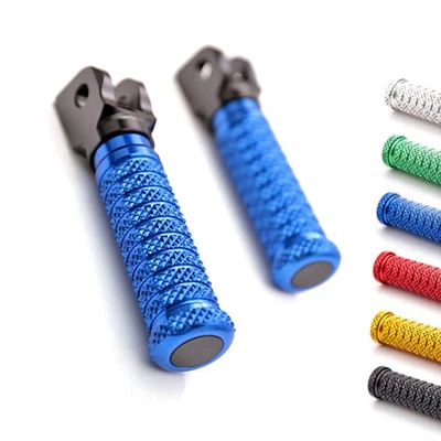 Pé dianteiro antiderrapante CNC azul M-Grip para BMW K1300R/S 09 10 11 12 13 14 15 - Imagem 1 de 4