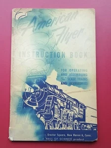 1952 AC Gilbert American Flyer Instruction Book 3/16” Scale Trains Accessories - Picture 1 of 15