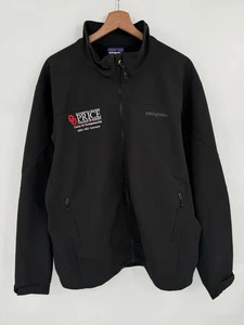 Giacca a vento Patagonia uomo XL full zip soft shell Polartec nera outdoor - Foto 1 di 8