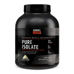GNC AMP Pure Isolate Vanilla Custard Flavor Multistep Repair Muscles 4,94lb NEU - Bild 1 von 2