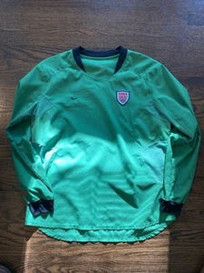 Women’s Soccer USWNT Nike Green Long Sleeve 90s / Y2K World Cup Soccer Jersey L - Picture 1 of 6