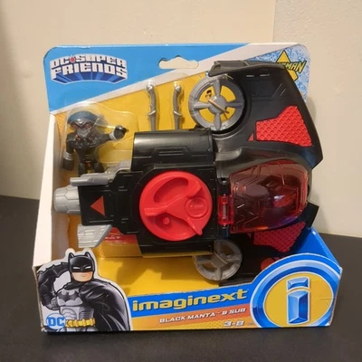Fisher Price Imaginext DC Super Friends Aquaman Black Manta & Sub MIB New - Image 1 of 4