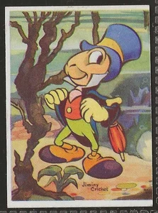BARRATT-CHARACTERS FROM FILM CARTOONS 1940-#053- PINOCCHIO - JIMINY CRICKET - Picture 1 of 2
