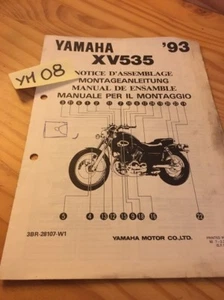 Yamaha XV535 93 XV 535 Instruction Preparation Setup Manuell Montage Set - Bis - Bild 1 von 1