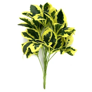 Artificial Faux Euonymus Leaf Bush Plant 35cm - Home Office Decor - Picture 1 of 5