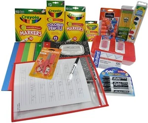 21 Item Pack Back to School Supply Kindergarten First, Second Grade Crayola   - Picture 1 of 5