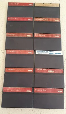 Variety of SEGA MASTER SYSTEM Games - Original - Image 1 of 4