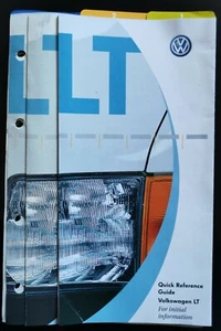 Volkswagen LT Quick Reference Guide Book Volkswagen - Picture 1 of 8
