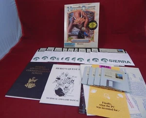 PC DOS:  Hero's Quest: So You Want to Be a Hero - Sierra 1989 - Picture 1 of 3