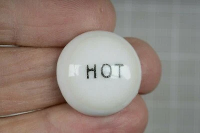  7/8" PORCELAIN HOT CHINA INDEX. BATHROOM.VINTAGE ANTIQUE - Image 1 of 2