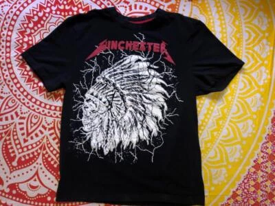 Camisa Winchester 1866 Leyenda Americana Cabeza Nativa Calavera Grande Estilo Callejero Foto 1 de 2