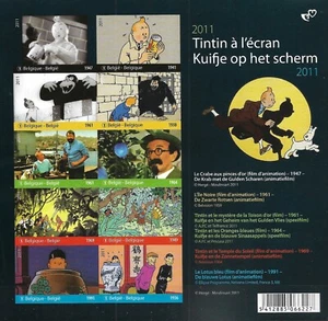 BÉLGICA - 2011 MNH "Hoja de recuerdo perforada TINTÍN"!!! - Imagen 1 de 1