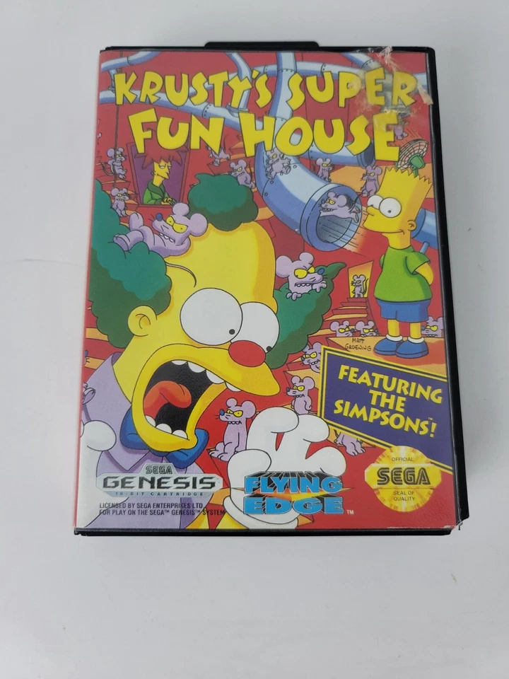 Krusty's Super Fun House - Sega Genesis (1992) - Image 1 of 4